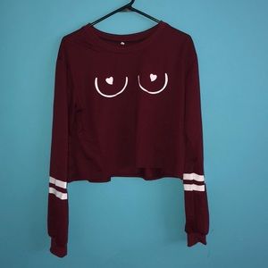 Long sleeve Crop Top